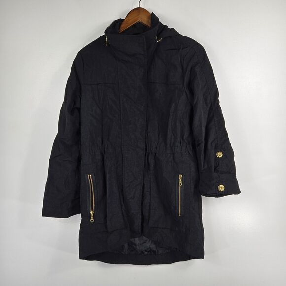 Tart Collections Women's Size Small Black Jacket Gold Hardware - Picture 1 of 11